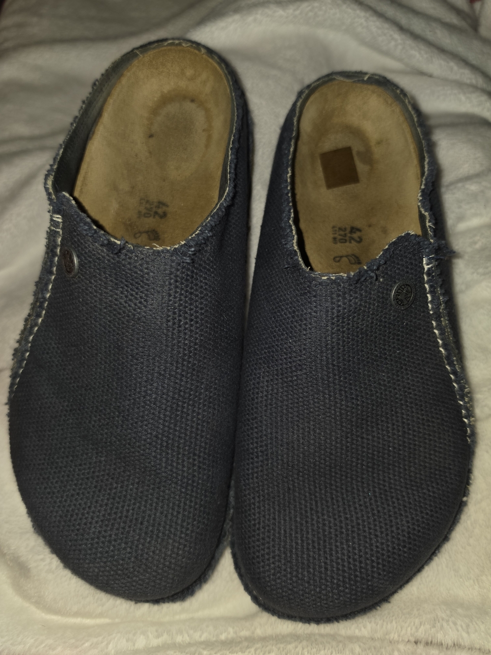 Birkenstock Zermatt Premium Textiles Mule - Navy - Picture 3 of 9